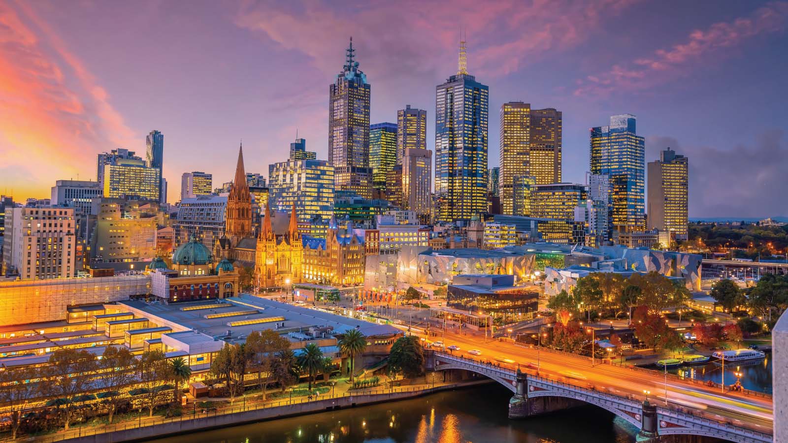 Melbourne Skyline Image