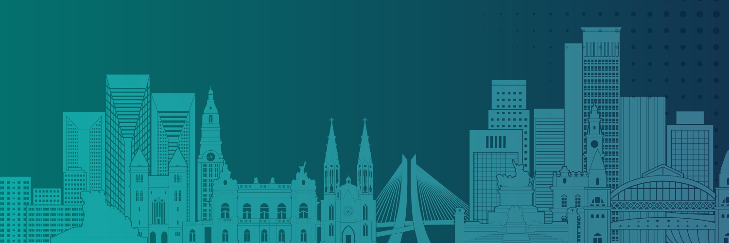 Sao Paulo City Skyline graphic