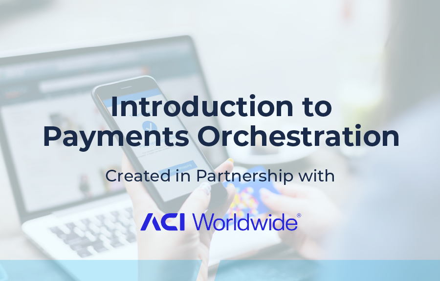 Person making a contactless payment with a credit card over a laptop, symbolizing digital transactions. Text overlay reads: ‘Advanced Tactics for Transaction Optimization. Created in Partnership with Checkout.com.’ The Checkout.com logo appears below the text.