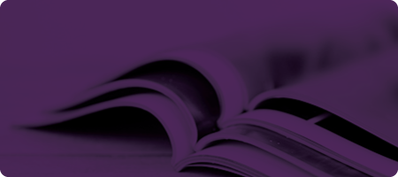 Purple background image of books